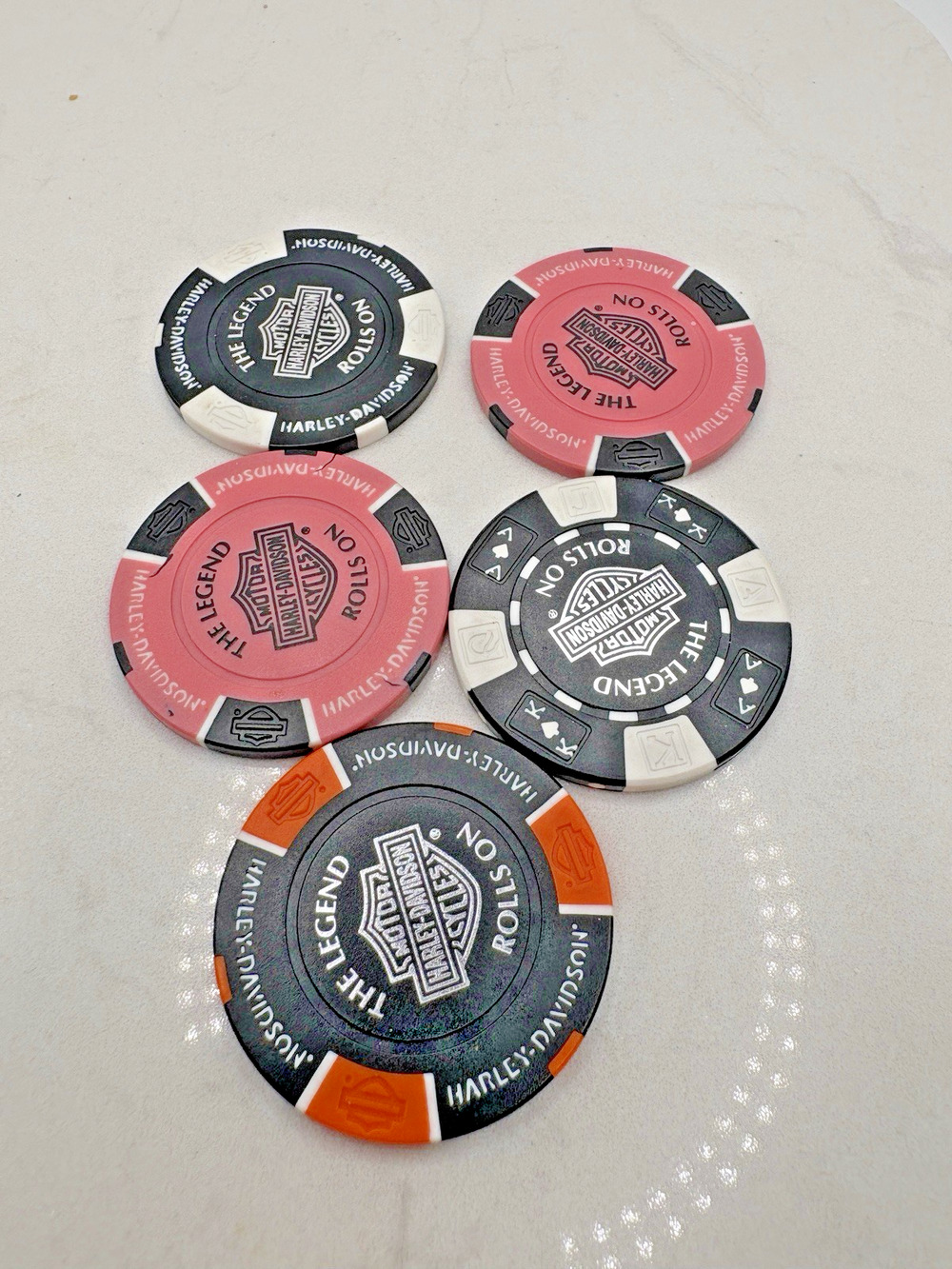 Harley Davidson Poker Chips, Complete your collection, Sturgis, SD, Many Colors